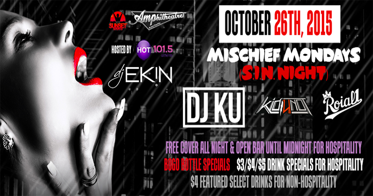 DJ KU Returns to Mischief Mondays This Week