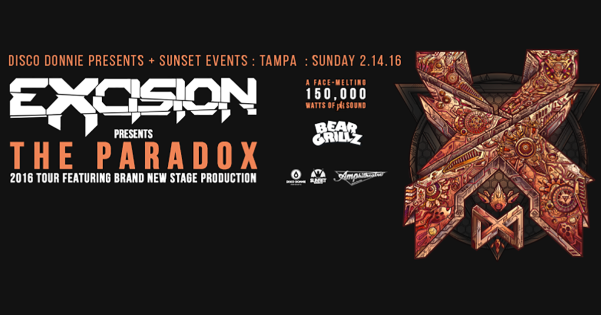 EXCISION Presents The Paradox – Plans To Make Tampa Headbang This Valentine’s Day!