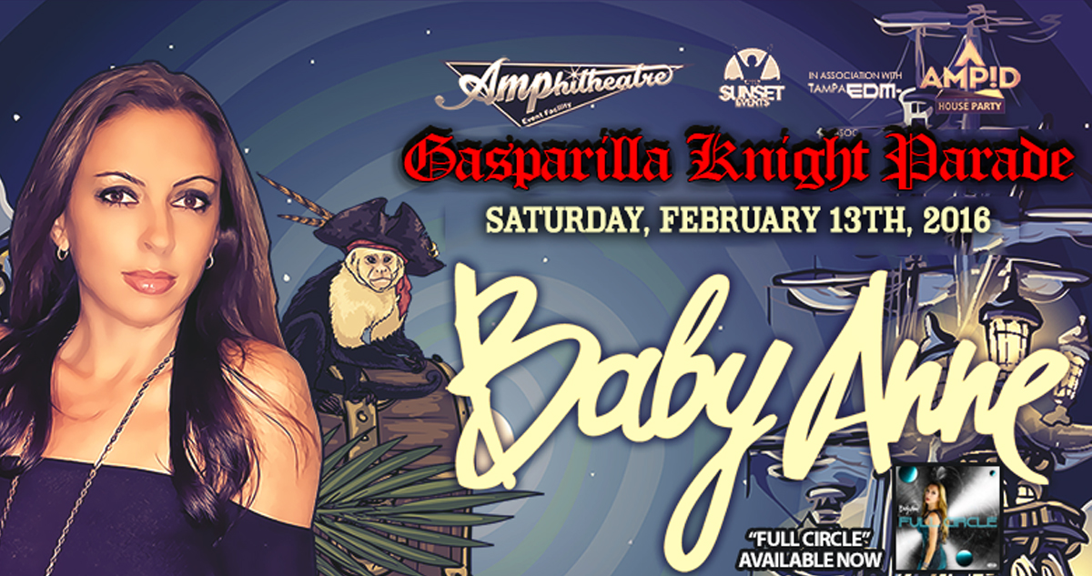 Baby Anne Returns to Tampa for The Gasparilla Knight Parade!