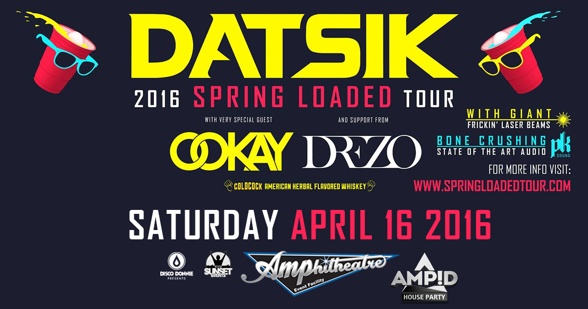 Datsik Brings His 2016 Spring Loaded Tour to Tampa This April!