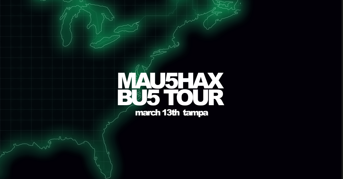 The Mau5trap Presents Mau5hax Bu5 Tour Rolls Through Tampa in March!