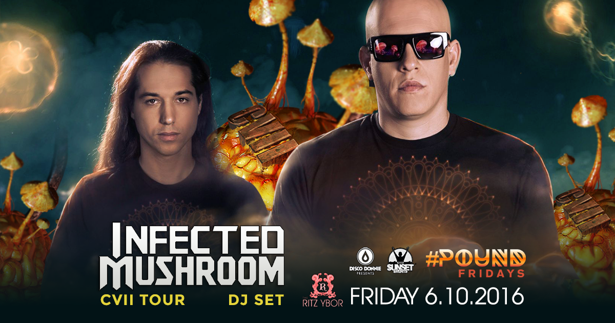 Infected Mushroom Bring Their CVII Tour to Tampa in June!