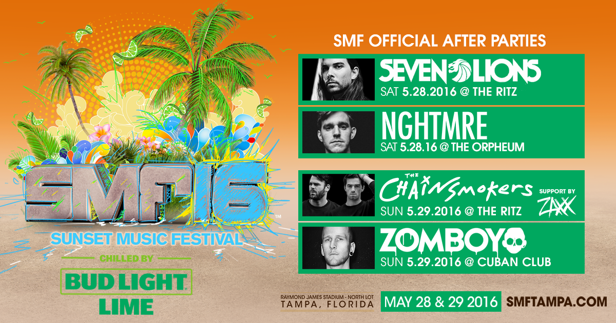 Take Your Pick From Four Amazing Sunset Music Festival After Parties!