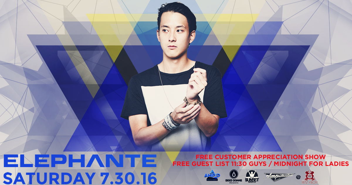 Elephante Stampedes Through Tampa at the End of July!