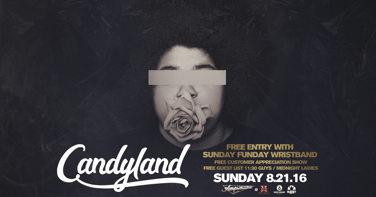 Candyland Joins Us For Sunday Funday Next Weekend!