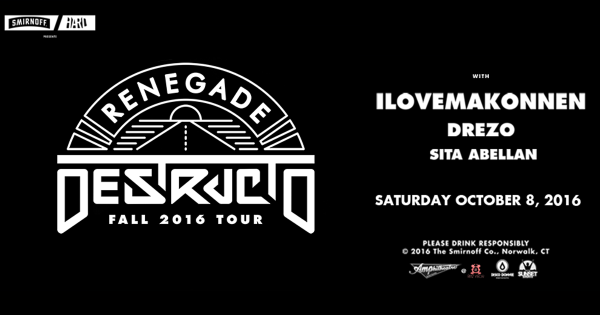 Destructo Brings His ‘Renegade’ Tour to Tampa This October!