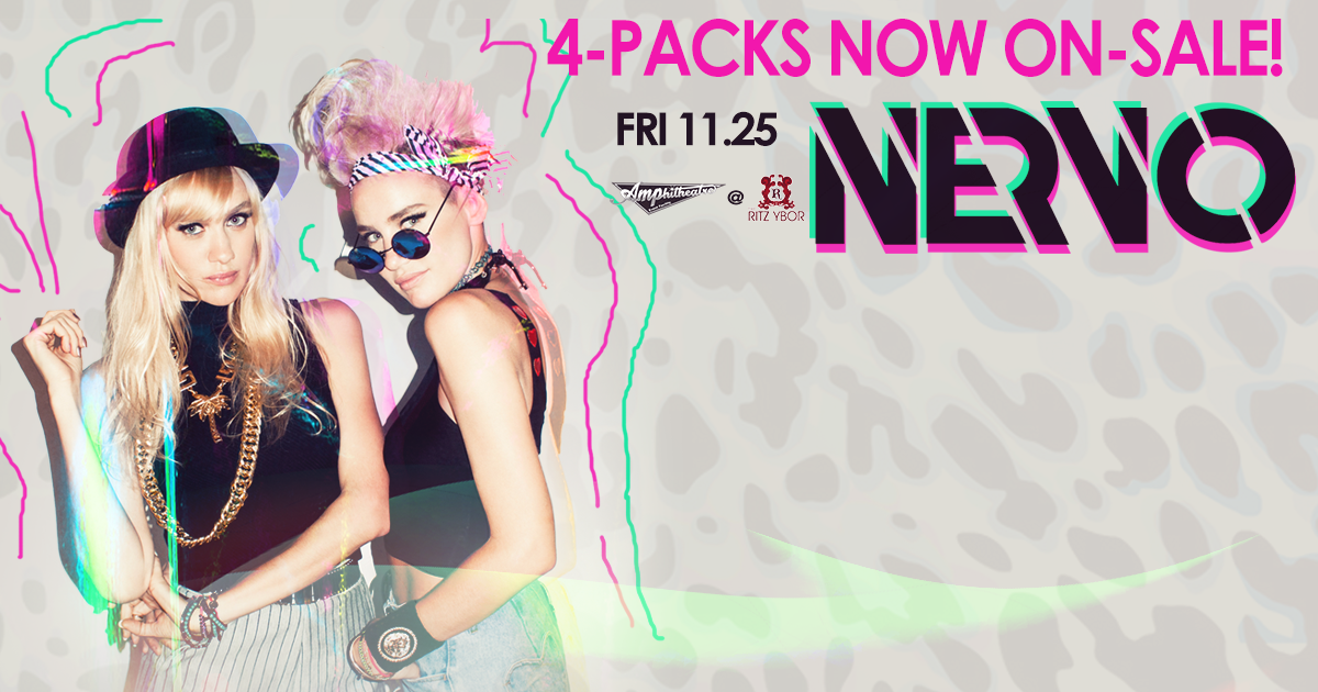 Get Four Nervo Tickets for the Price of Three!