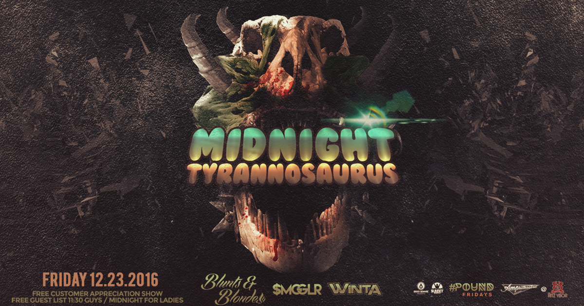 Midnight Tyrannosaurus Storms The Ritz This December!