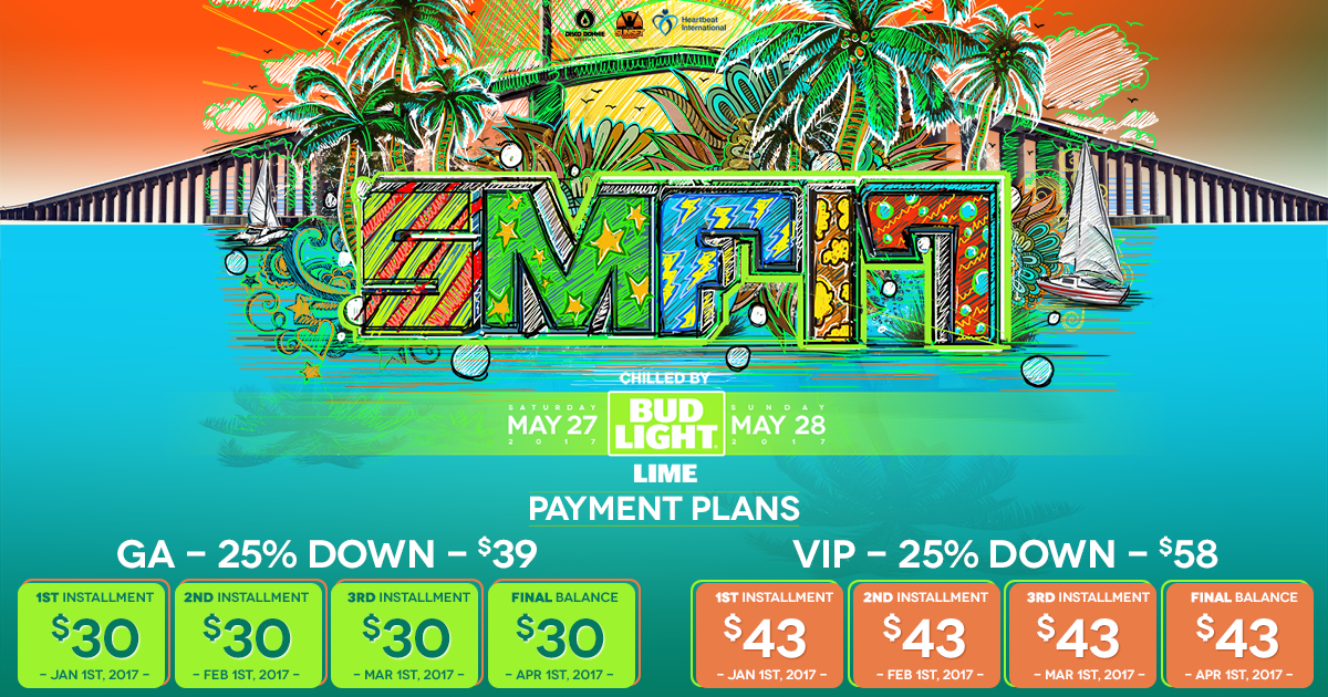 Pay Your Way to Sunset Music Festival For Less Than $30 a Month!