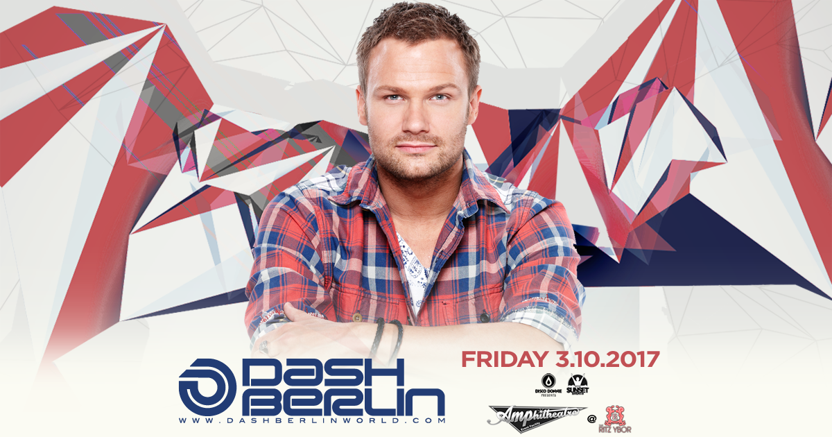 Dash Berlin Returns to Tampa this March!