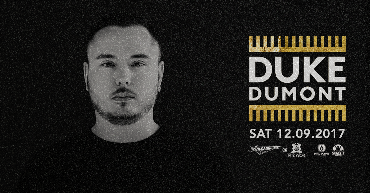 Duke Dumont Makes His Way to Tampa Bay This December