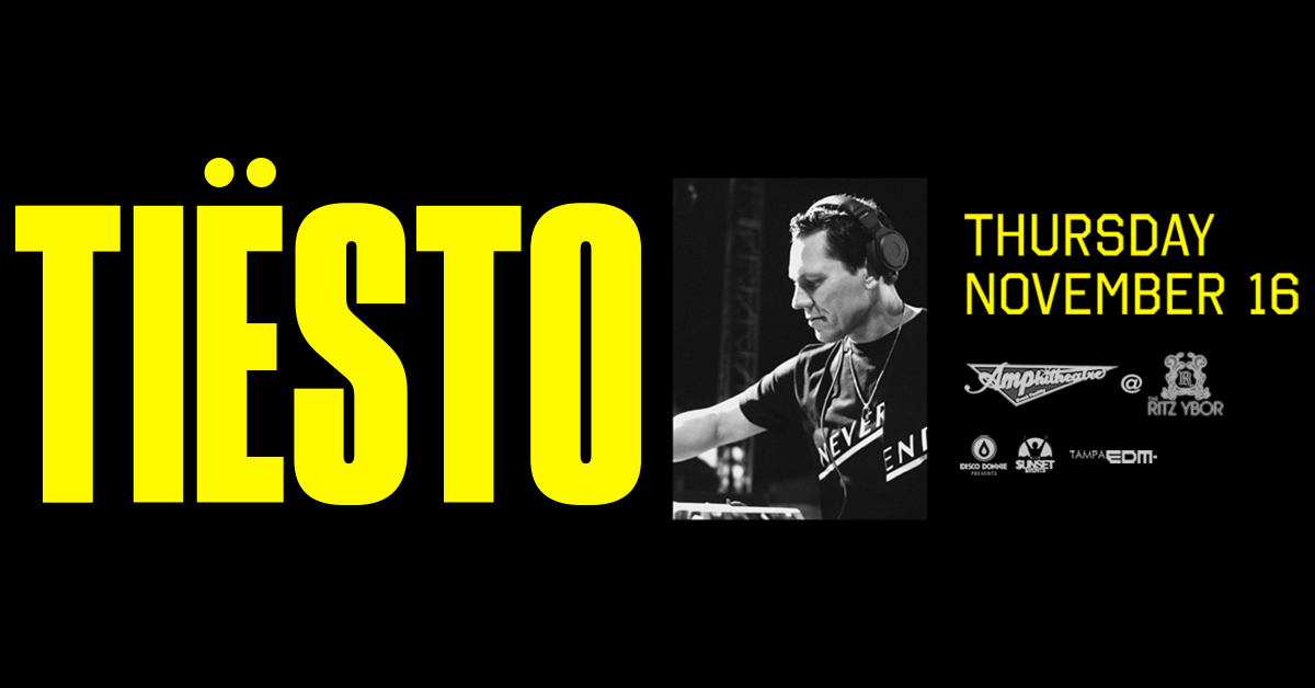 Legendary Tiësto Takes Over The Bay Area This November!