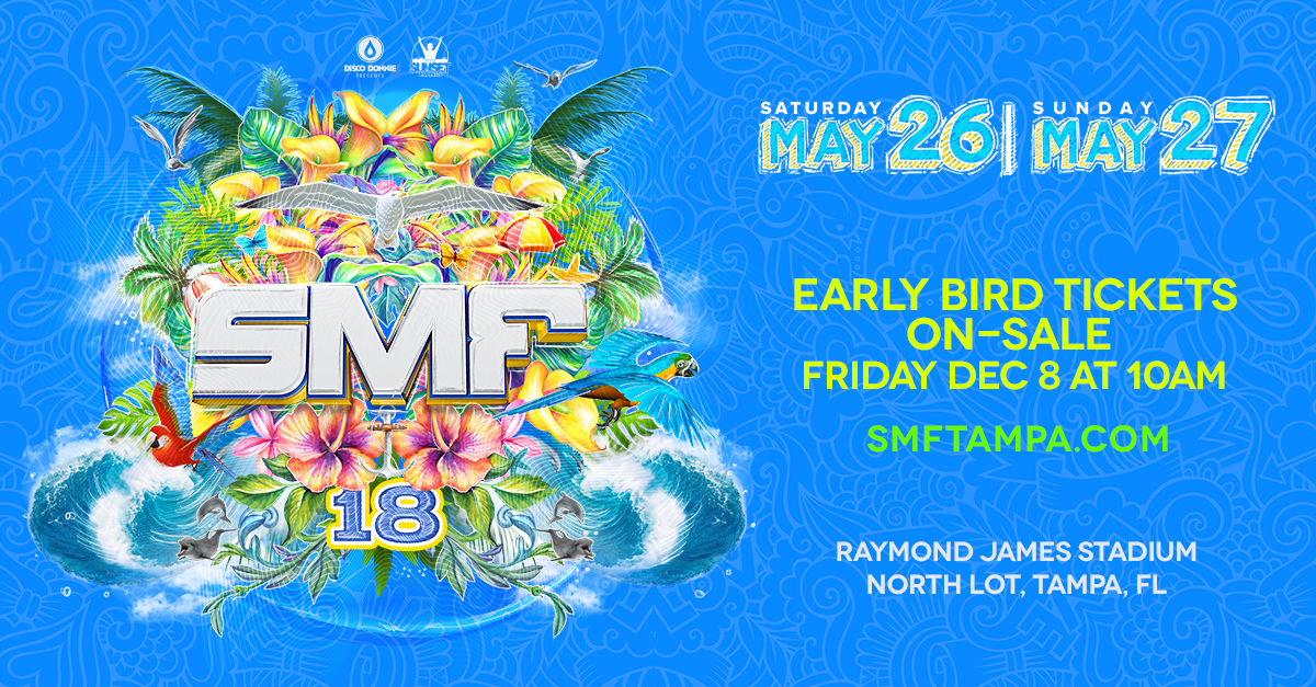 Sunset Music Festival Returns to Tampa Bay Memorial Day Weekend 2018!