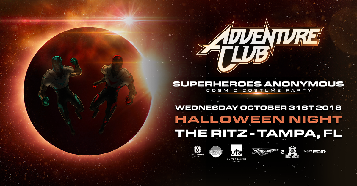 Adventure Club Takes Over Tampa Bay On Halloween!