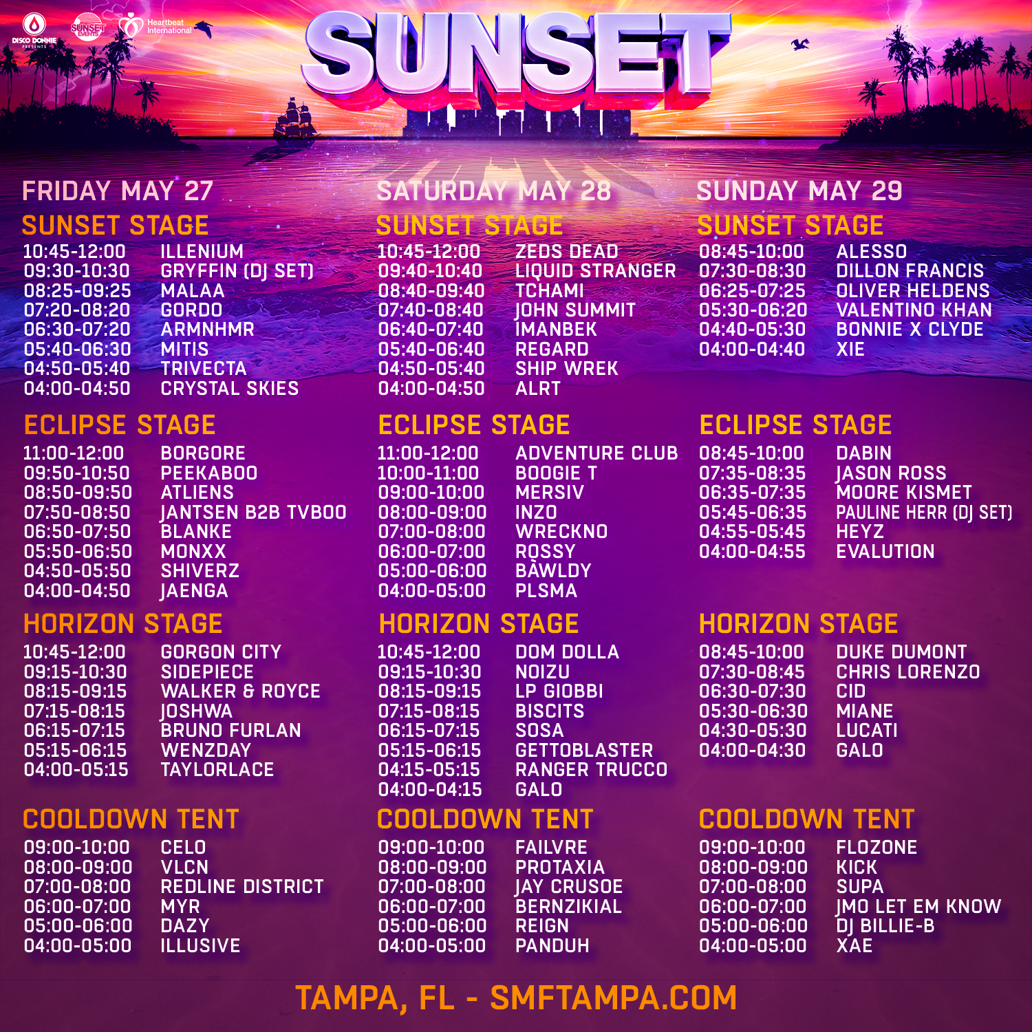 Rave Guide: Sunset Music Festival