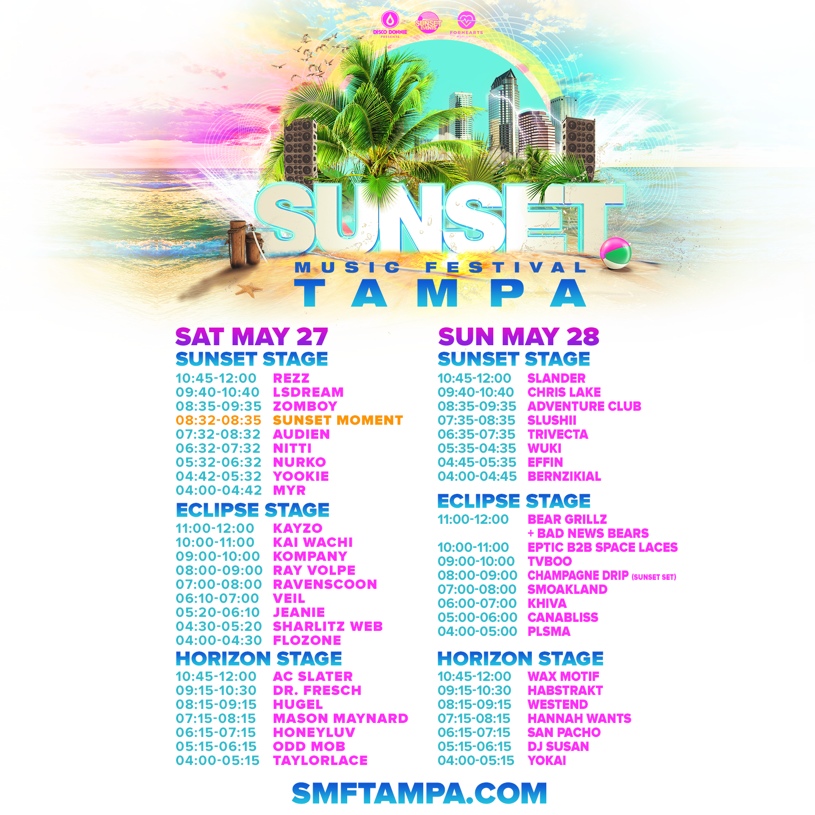 Sunset Music Festival 2023 Day 1 5/27/2023 Sunset Events