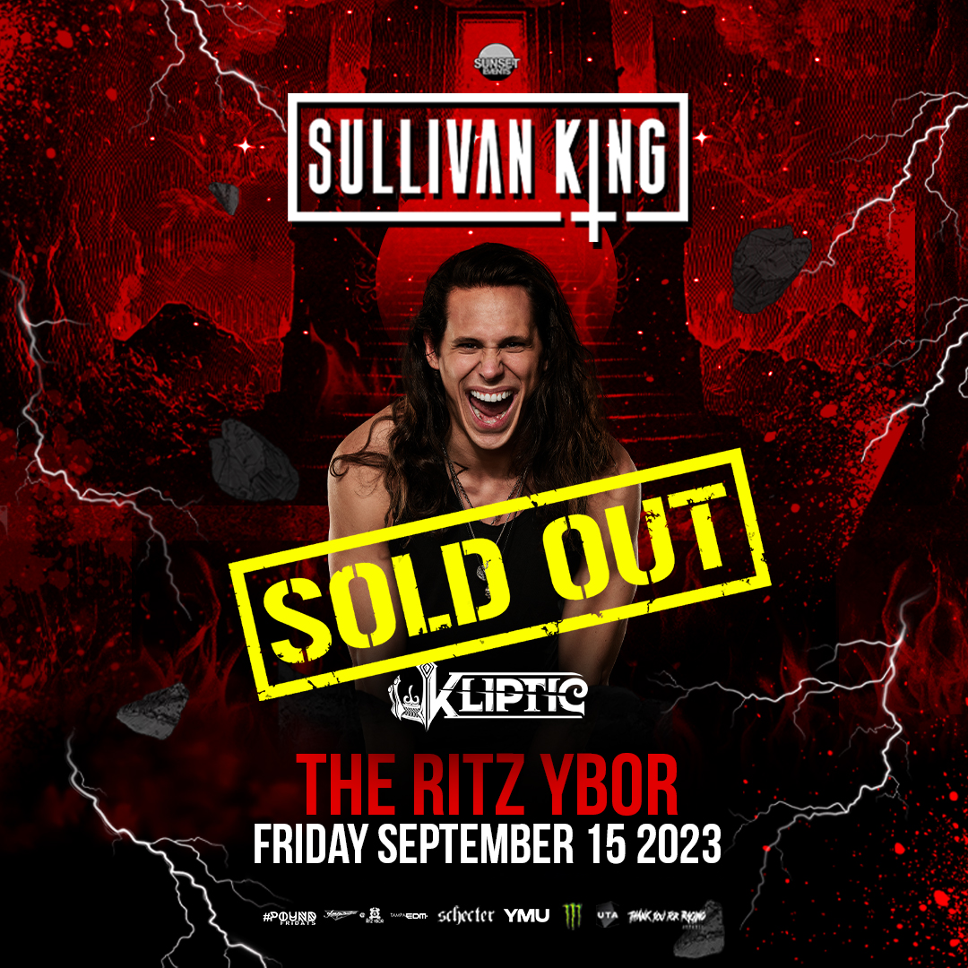 Sullivan King for POUND Fridays at The RITZ Ybor 9/15/2023 Sunset
