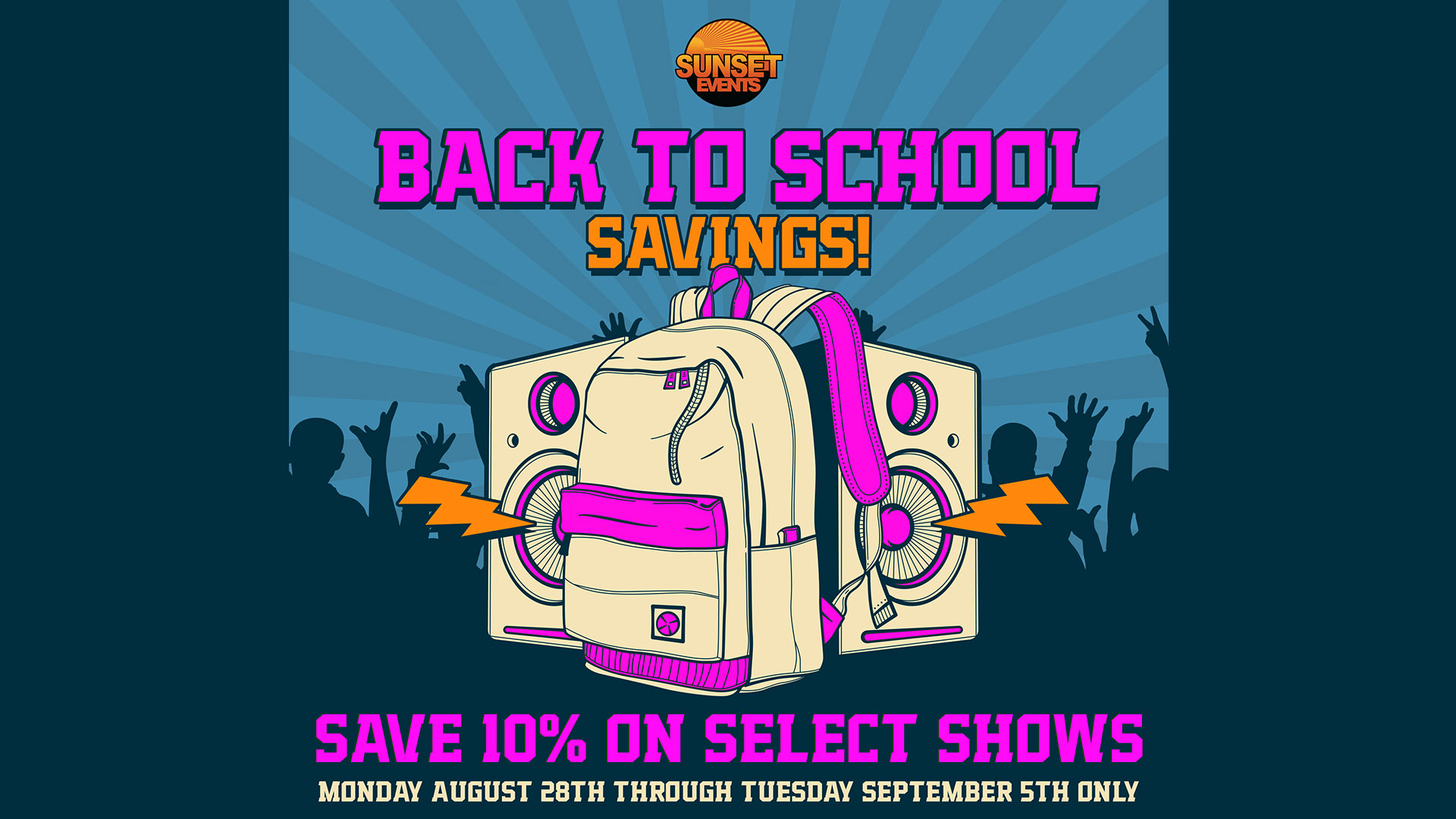 Use Code BACK2SCHOOL23 to Save 10% Off Select Club Shows!