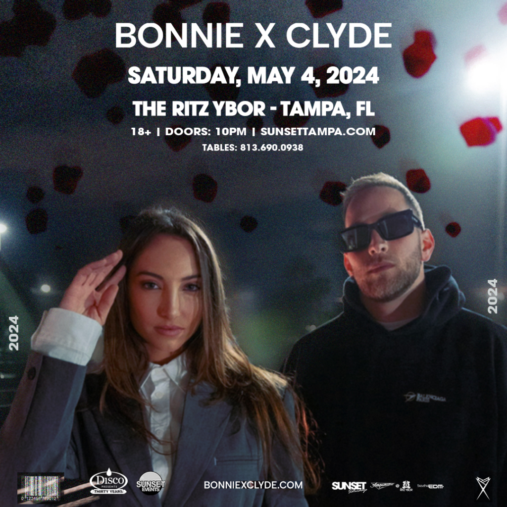BONNIE X CLYDE - Spring Tour 2024 for Sunset Saturdays at The RITZ
