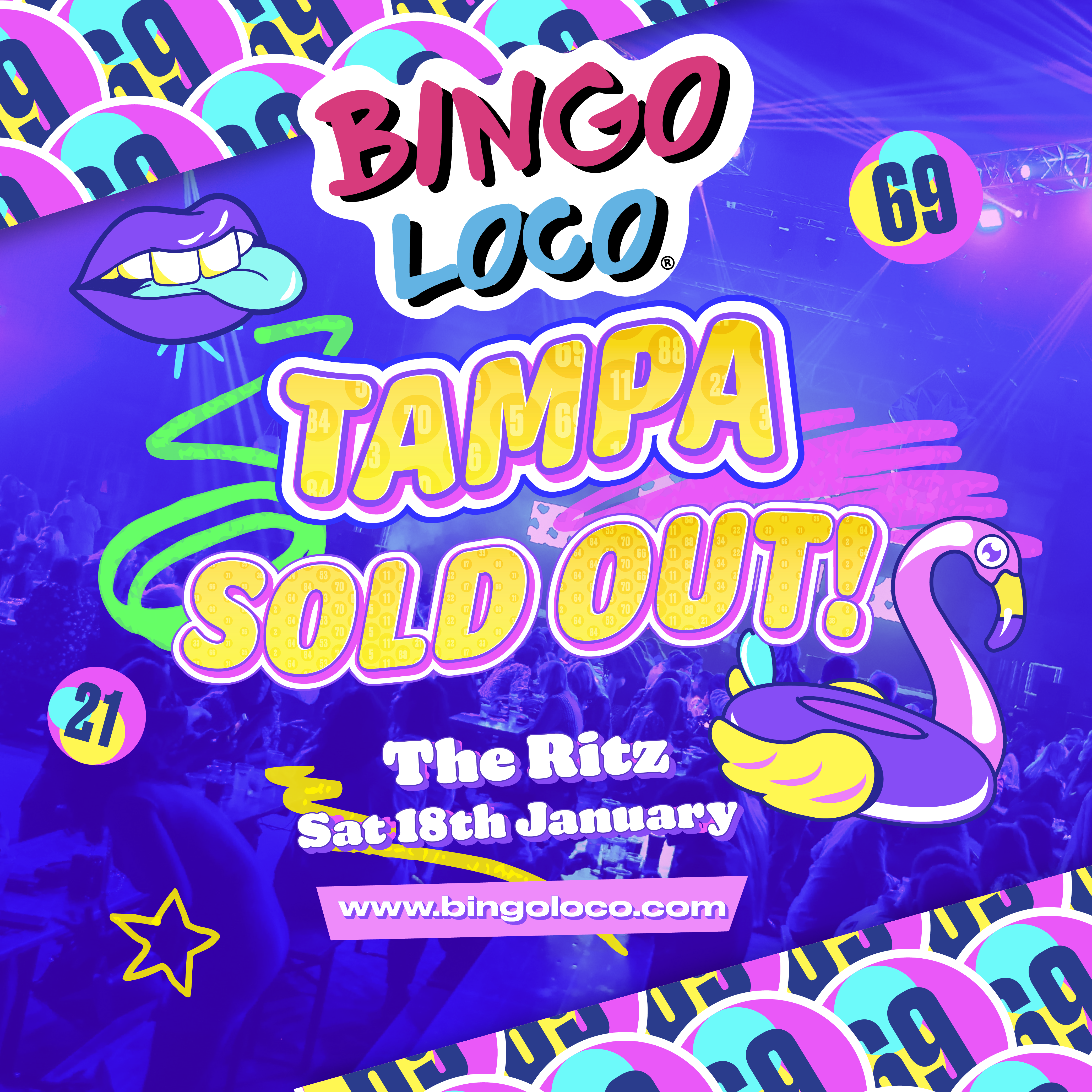 Bingo Loco at The RITZ Ybor - 1/18/2025 - Sunset Events