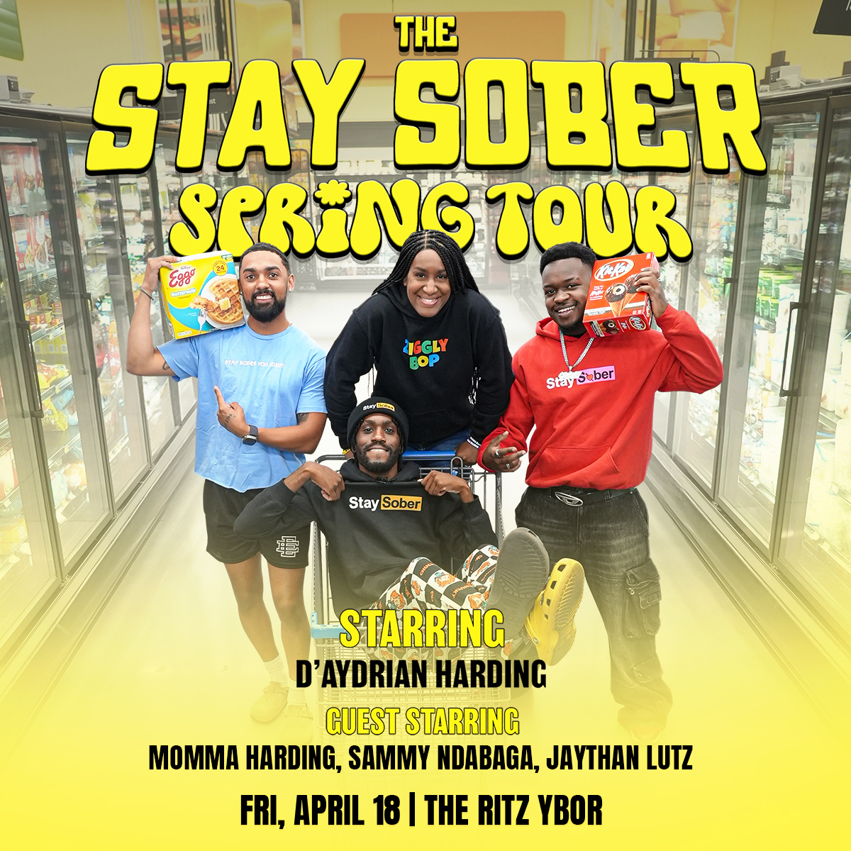 D'Aydrian Harding presents The Stay Sober Spring Tour at The RITZ