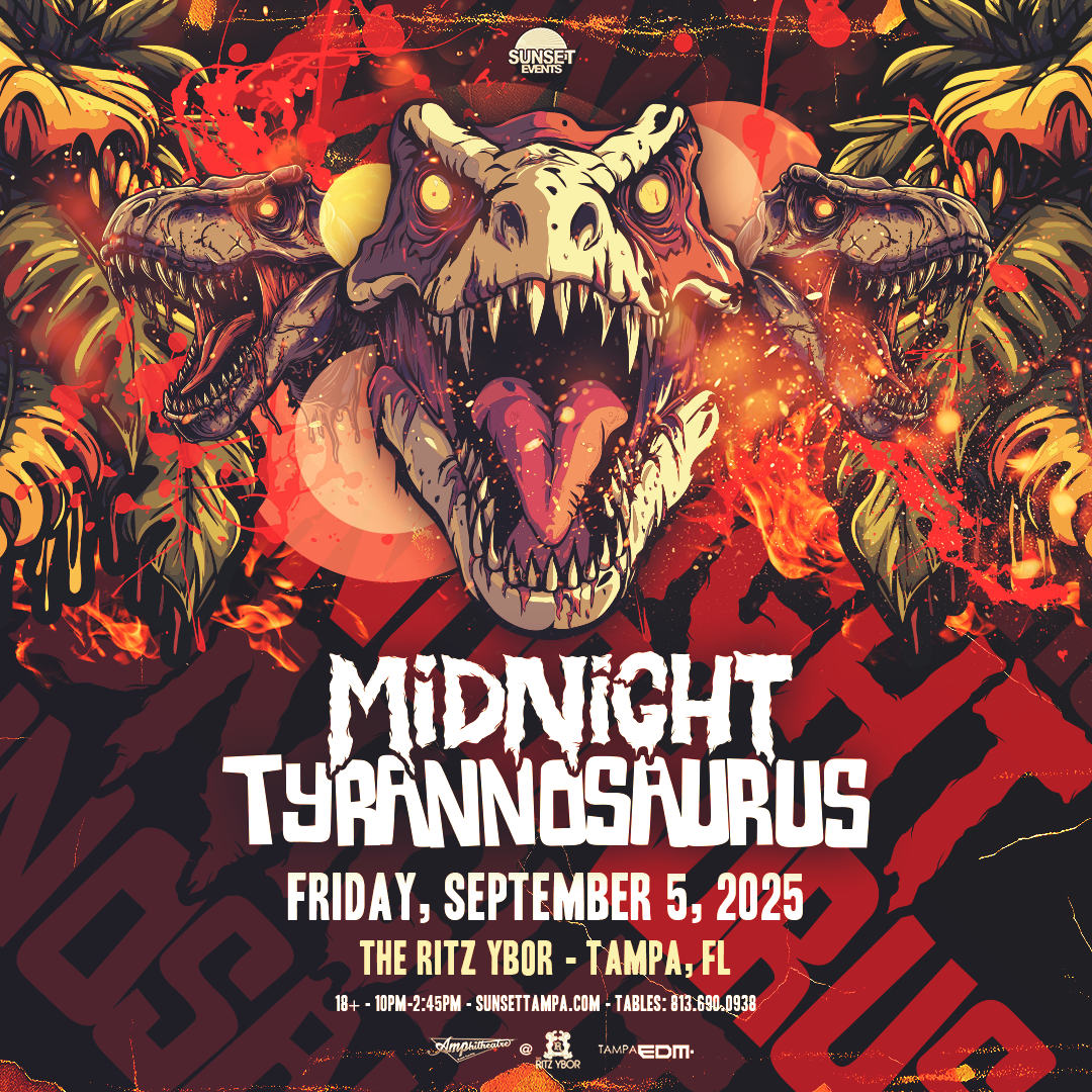 Midnight Tyrannosaurus for #POUND Fridays at The RITZ Ybor - 9/5