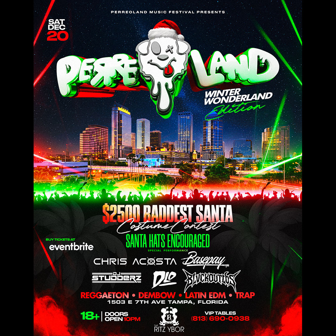 Perreoland - Winter Wonderland Edition at The RITZ Ybor - 12/20
