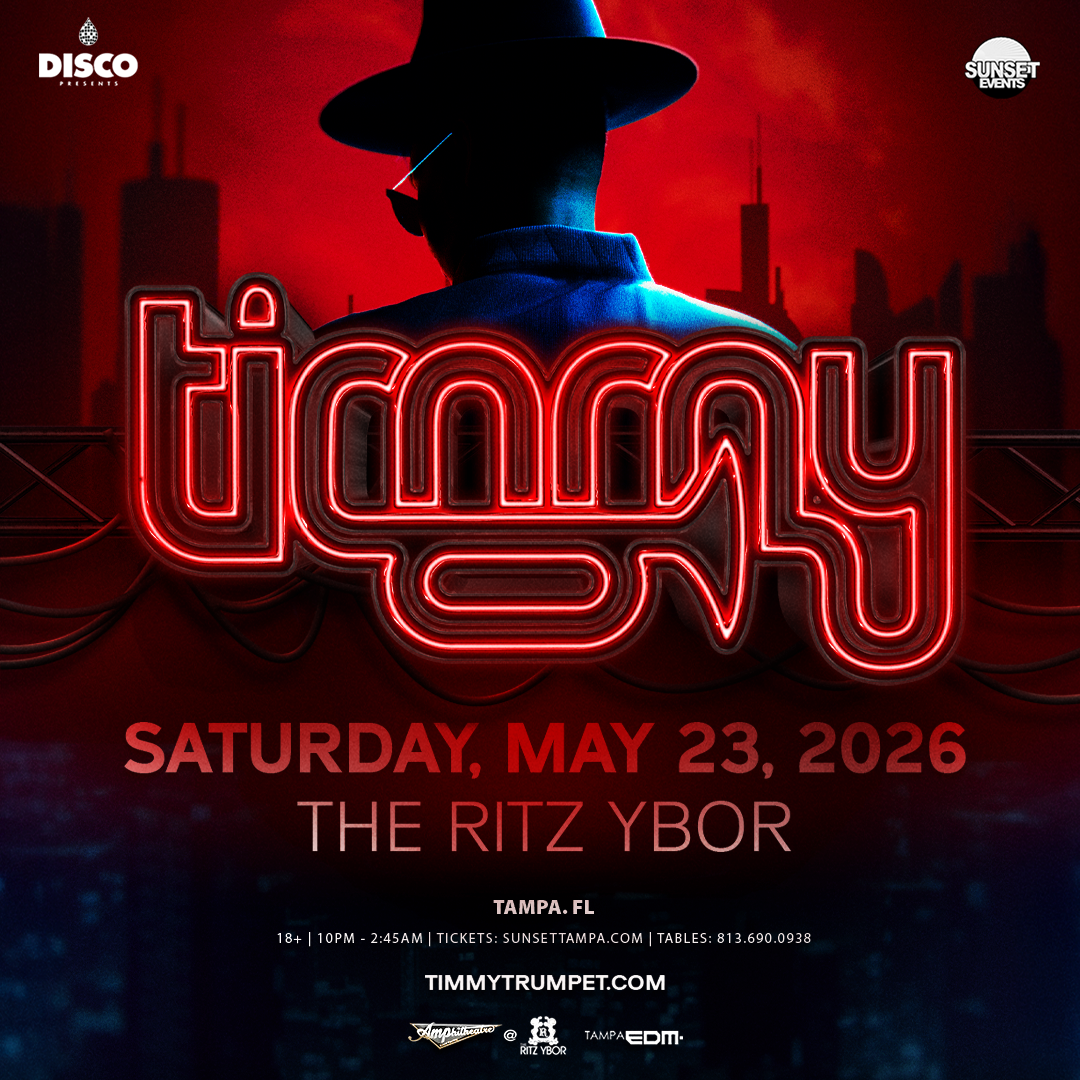 Timmy Trumpet at The RITZ Ybor - 5/23/2026 - Sunset Events