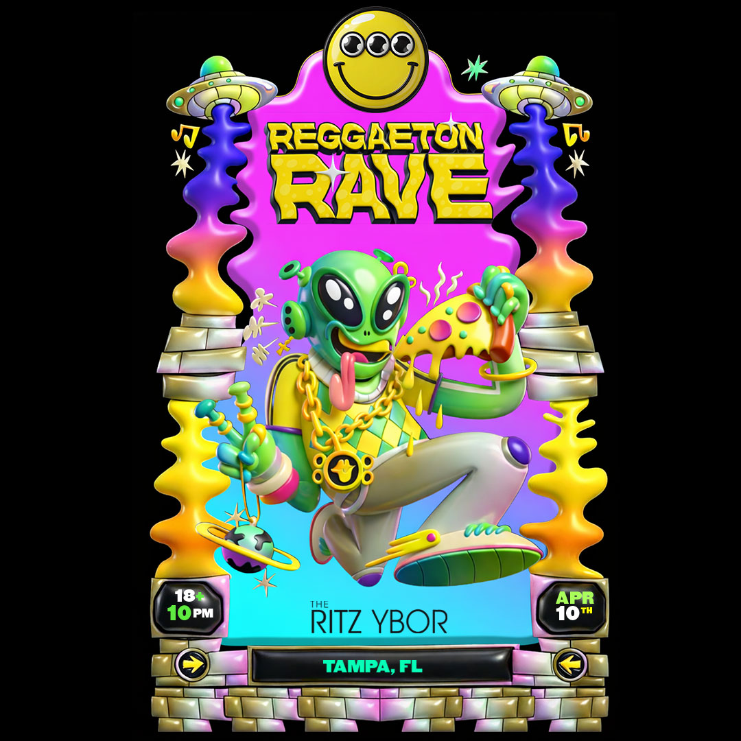 Reggaeton Rave at The RITZ Ybor - 4/10/2026 - Sunset Events