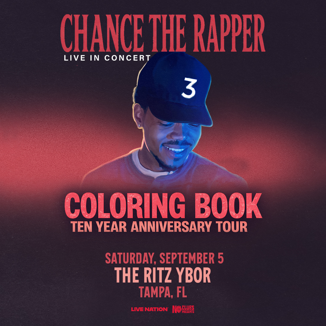 Chance the Rapper - Coloring Book 10 Year Anniversary Tour at The