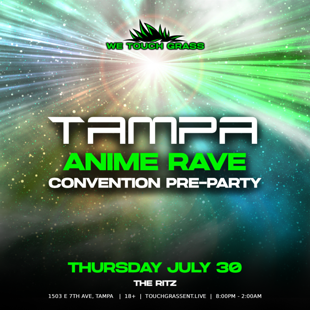 Anime Rave at The RITZ Ybor - 7/30/2026 - Sunset Events