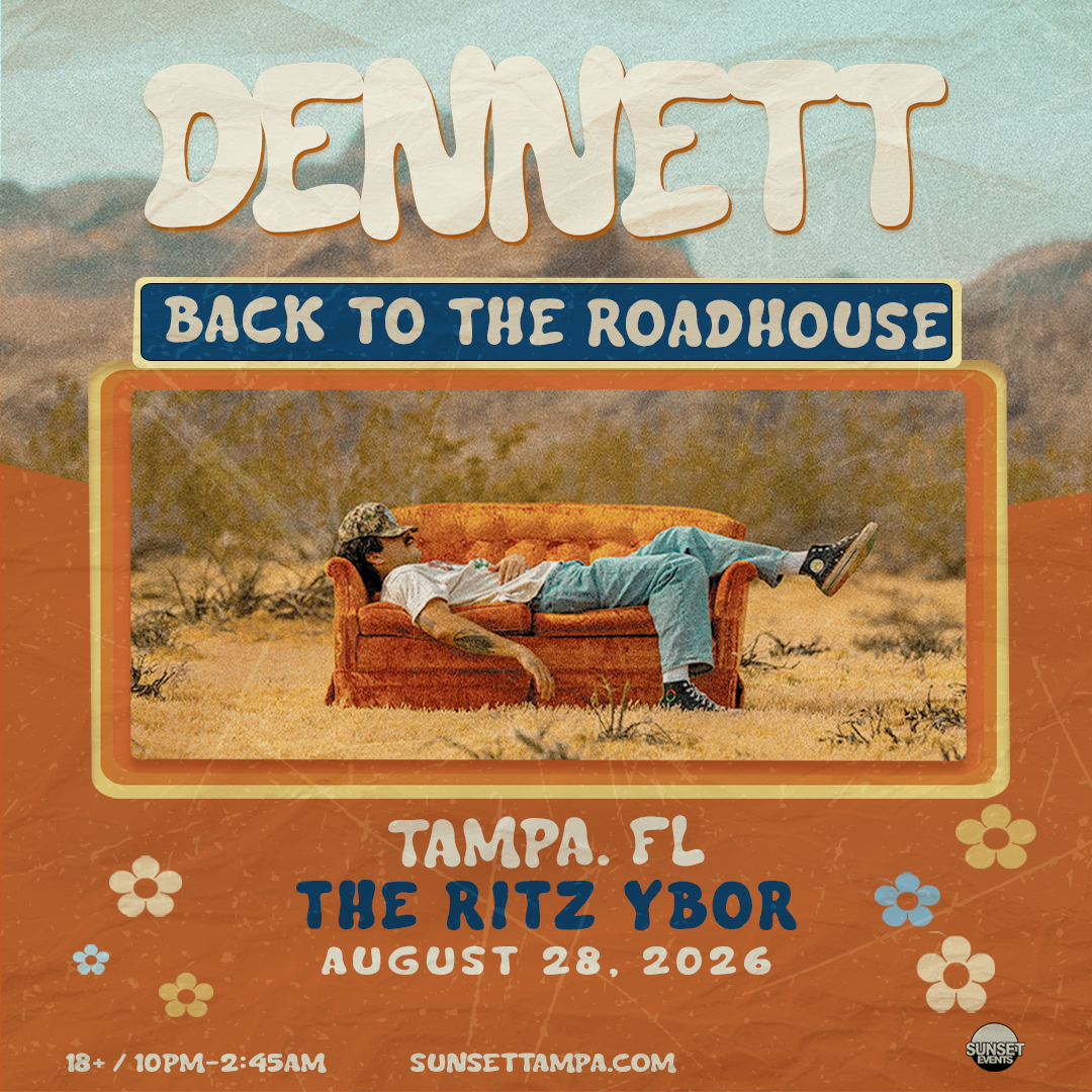 Dennett: Back To The Roadhouse Tour at The RITZ Ybor - 8/28/2026