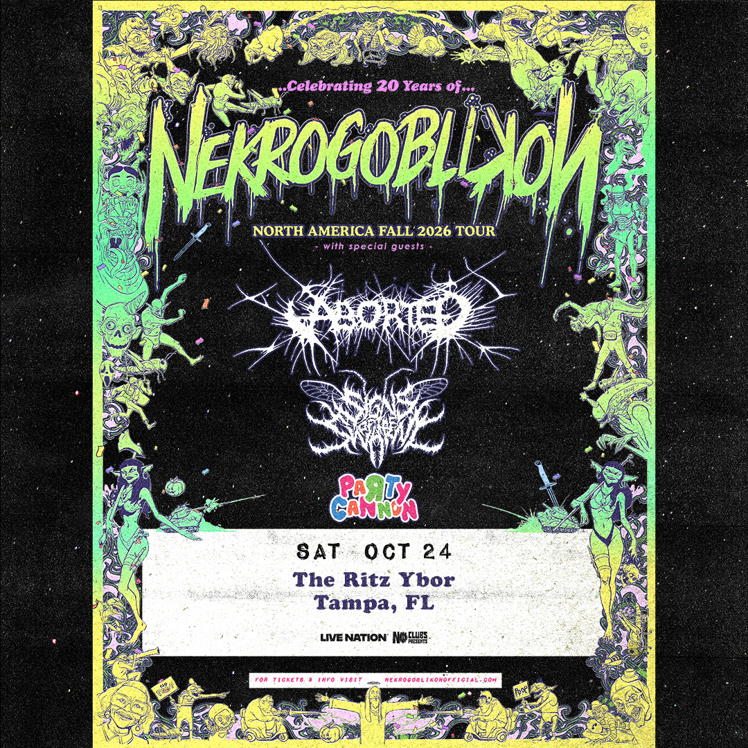 20 Years of Nekrogoblikon at The RITZ Ybor - 10/24/2026 - Sunset