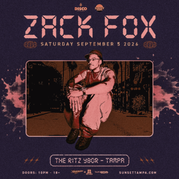 Zack Fox at The RITZ Ybor - 9/5/2026 - Sunset Events